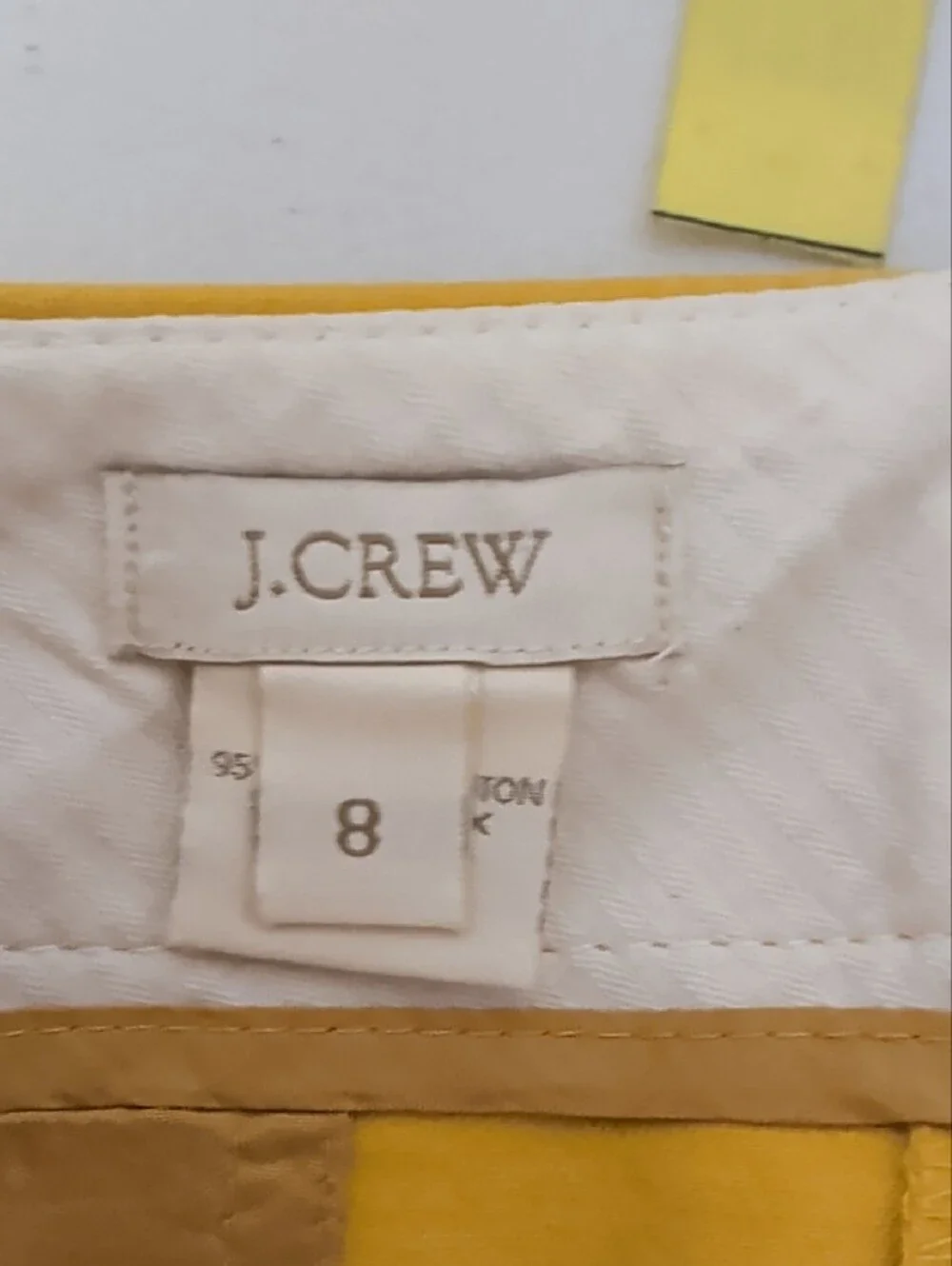 J. Crew Sunflower Yellow Pencil Skirt